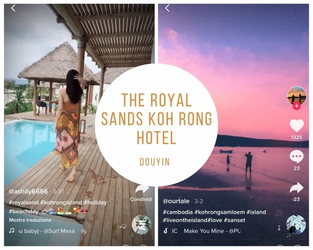 Douyin marketing: The Royal sands Koh Rong hotel