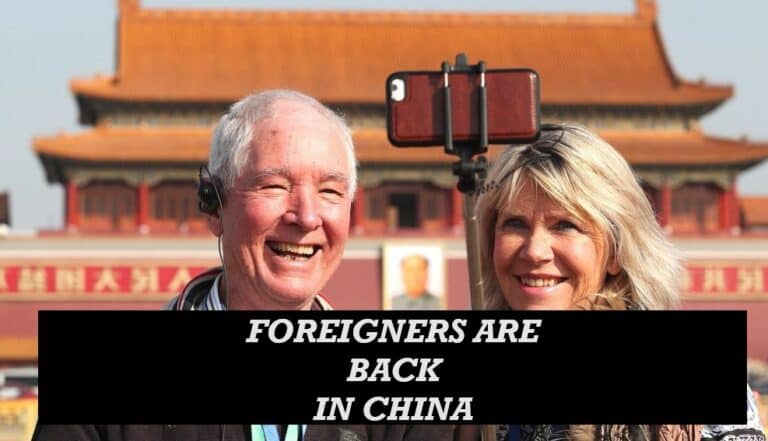 International Tourists are back in China !
